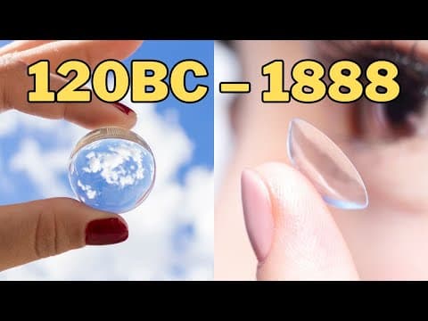 2000 Years of Optics: From starting fires with ice to contact lenses